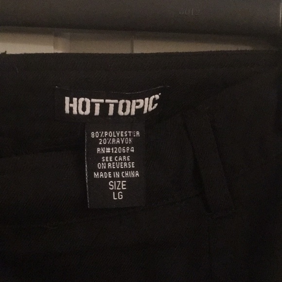 Hot Topic Triple Chain Mini Skirt Black - Picture 3 of 5